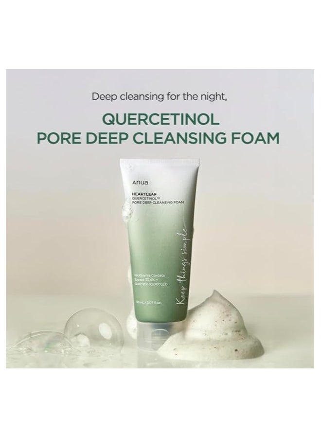 Anua Heartleaf Quercetinol Pore Deep Cleansing Foam 150 Ml  - Image 5