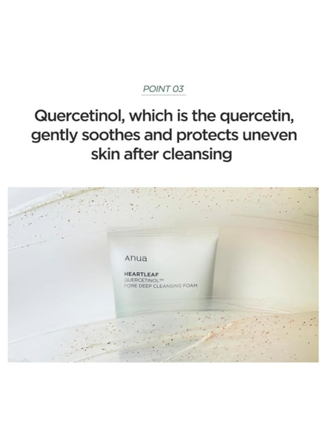 Anua Heartleaf Quercetinol Pore Deep Cleansing Foam 150 Ml  - Image 4