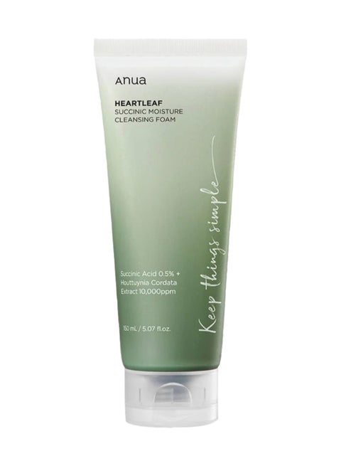 Heartleaf Succinic Moisture Cleansing Foam 150Ml