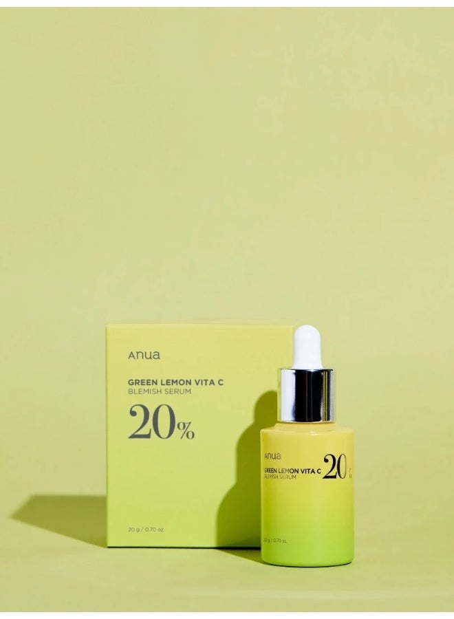 Anua Green Lemon Vitamin C Serum With Vitamin E, Hyaluronic And Ferulic Acid 20ml  - Image 1