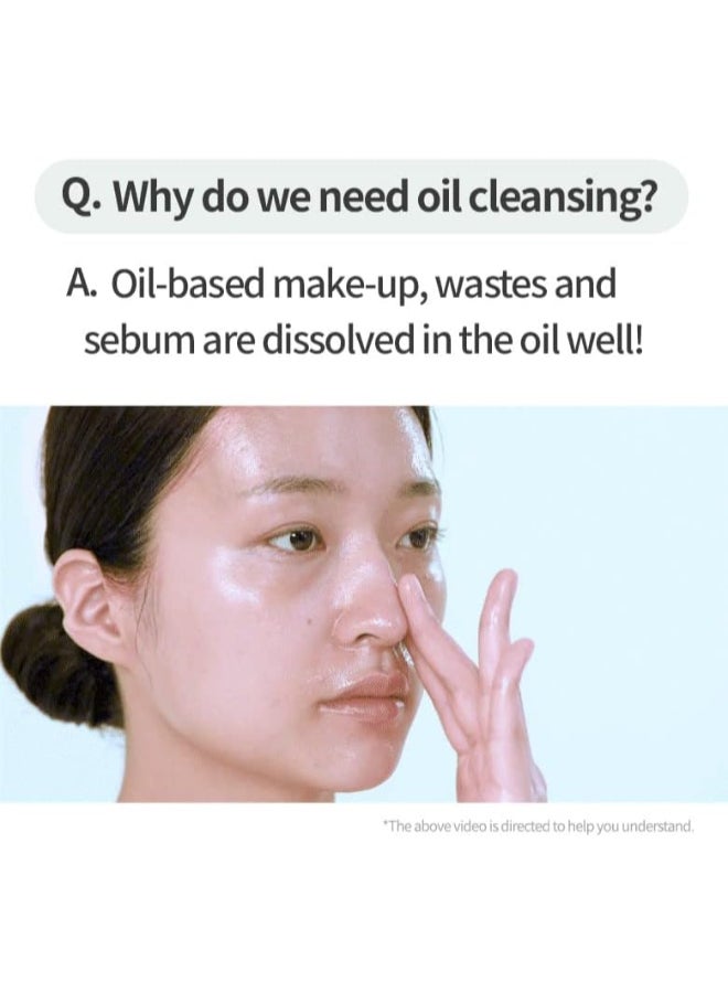 Anua Heartleaf Pore Control Cleansing Oil Korean Facial Cleanser, Daily Makeup Blackheads Removal 200ml  - Image 3