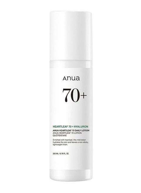 Heartleaf Daily Lotion, Face Moisturizer with Hyaluronic Acid for Sensitive Skin, Lightweight, Korean Skin Care (200ml, 6.76 fl.oz.) 200ml