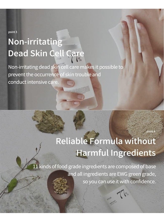 Anua - Heartleaf 77% Soothing Toner, Easy To Use With Mild Ingredients, Help Restoring The Broken Ph Balance, Tightening Enlarged Pores, Soothing Face Toner For Irritated, Fragile And Sensitive Skin 250ml - Image 1