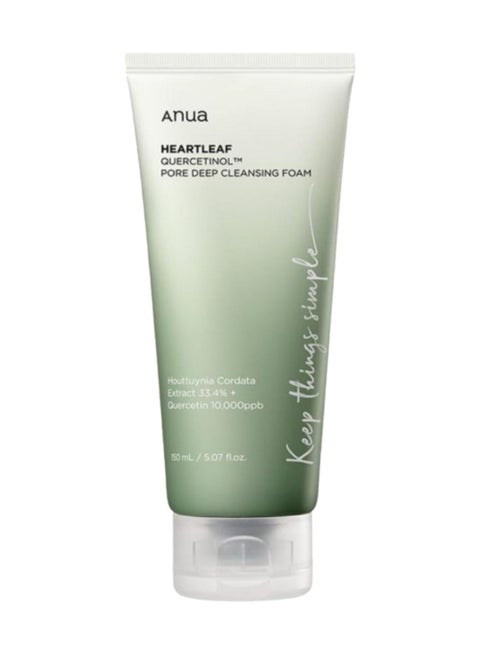 Heartleaf Quercetinol Pore Deep Cleansing Foam White 150ml