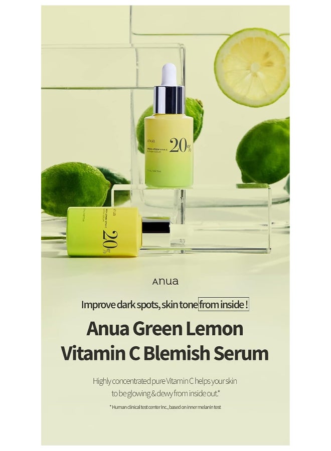 Anua - Green Lemon Vitamin C Blemish Serum 20ml - Image 1
