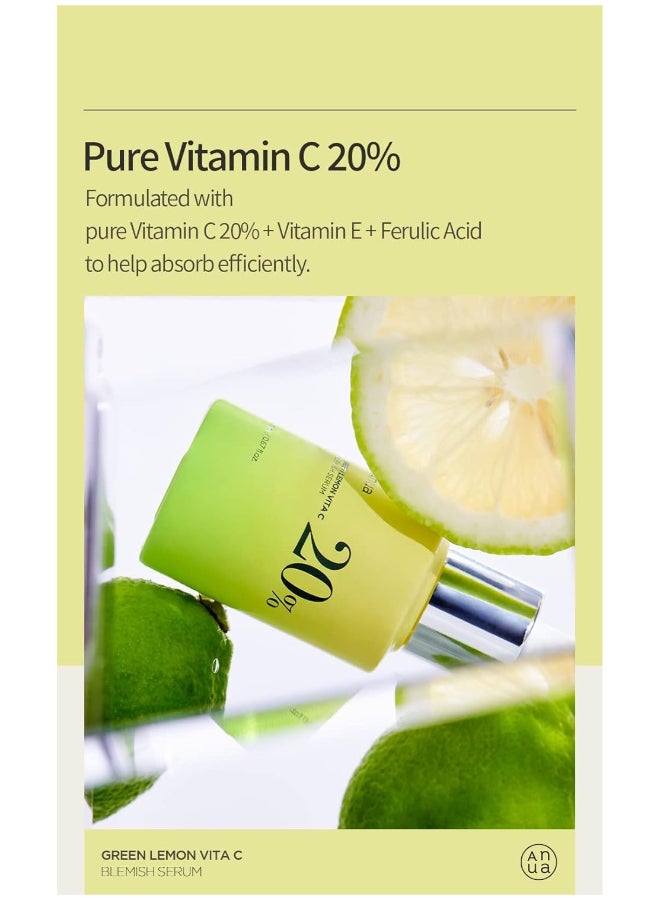 Anua - Green Lemon Vitamin C Blemish Serum 20ml - Image 1