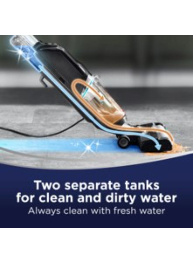 Bissell Crosswave Hf2 Vacuum For Dry & Wet Surfaces | 3845E | Corded | Two-Tank Technology And Self-Cleaning Cycle| 2 Years Warranty 370 W 3845E Light Blue - Image 2