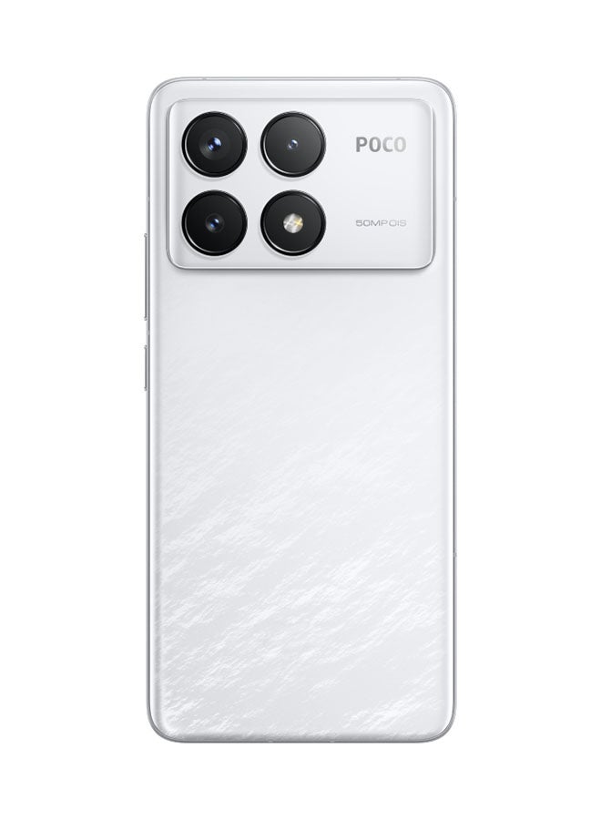 شاومي POCO F6 Pro ثنائي الشريحة باللون الأبيض وذاكرة الوصول العشوائي (RAM) سعة 12 جيجابايت وذاكرة تخزين داخلية 512 جيجابايت ويدعم الجيل الخامس (5G) - الإصدار العالمي  - Image 3