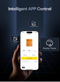 Baseus 12000 mAh Power Bank, 65W PD Fast Charging Portable Charger with Digital Display, Ultra-Slim Blade 2 Laptop Battery Bank for MacBook Pro/Air, Dell XPS, Microsoft Surface, iPad Pro, iPhone 16/15 Series, Samsung Galaxy S24/S23, Apple Watch, AirPods Pro, ROG Ally, Steam Deck, and More Mariana Blue  - Image 3