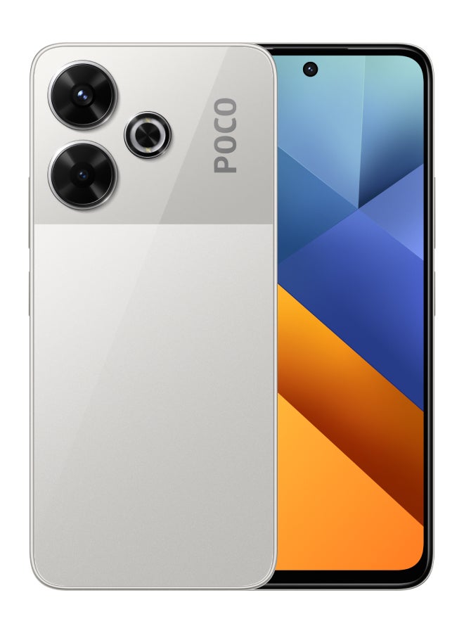 POCO M6 Dual SIM Silver 6GB RAM 128GB 4G - Global Version - pnsku/N70063971V/45/_/1715263356/6c35874b-f550-4a99-9e29-c7e4ee55dbfb