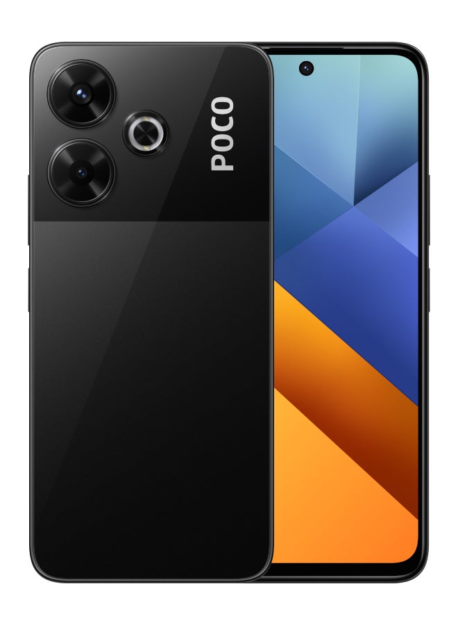 شاومي POCO M6 ثنائي الشريحة، أسود، 8 جيجابايت رام، 256 جيجابايت، 4G - الإصدار العالمي  - Image 1
