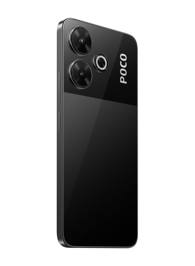 شاومي POCO M6 ثنائي الشريحة، أسود، 8 جيجابايت رام، 256 جيجابايت، 4G - الإصدار العالمي  - Image 4