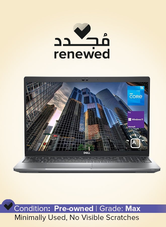 DELL - Renewed - Latitude 5530 Laptop With 15.6-Inch Display,Intel Core i7 Processor/12th Generation/16GB RAM/512GB SSD/Nvidia GeForce MX550-2GB Graphics/Windows 10 Pro English/Arabic Silver - Image 1