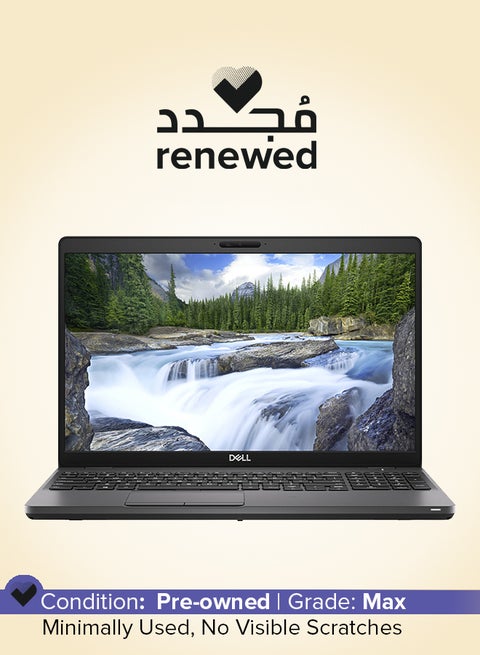 Renewed - Latitude 5500 Laptop With 15.6-Inch Display,Intel Core i5 Processor/8th Generation/16GB RAM/256GB SSD/Intel UHD Graphics 620/Windows 10 Pro English Black