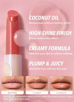 SHEGLAM POUT-PERFECT SHINE LIP PLUMPER-WALK ON THE BEACH  - Image 4