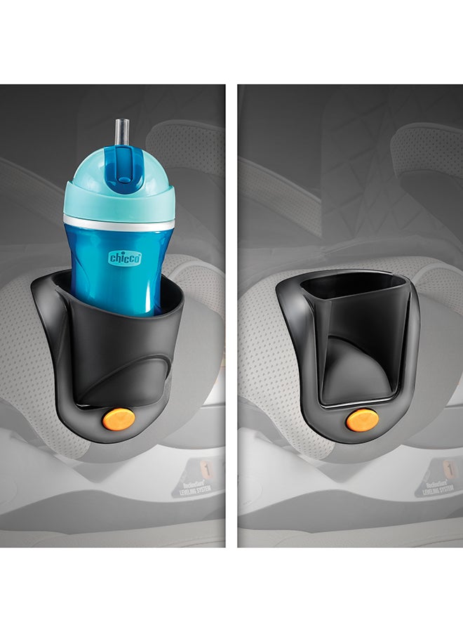 شيكو مقعد السيارة Myfit Zip مع حزام + مقعد معزز 25-100 رطل، جرانيت - Image 5