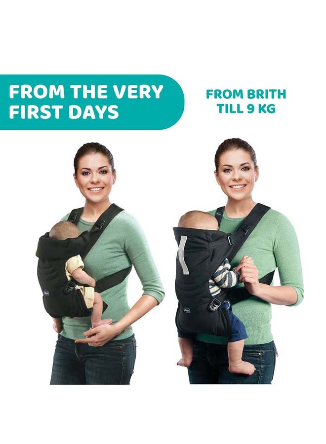 Chicco Easyfit Baby Carrier 0-9Kg, Moon Grey - Image 3