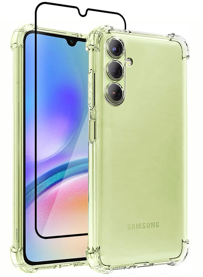 MARGOUN 2 Pack for Samsung Galaxy A05s 5G Gorilla Case and Screen Protector Shock-Absorption Flexible Clear TPU Rubber Protective Cell Phone Cover Slim Fit Transparent Protective Case Cover Clear - Image 2