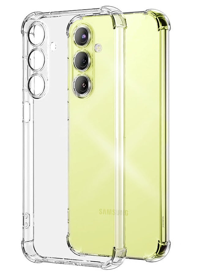 MARGOUN 3 Pack for Samsung Galaxy A15 Gorilla Case and 2 Screen Protectors Shock-Absorption Flexible Clear TPU Rubber Protective Cell Phone Cover Slim Fit Transparent Protective Case Cover Clear - Image 3