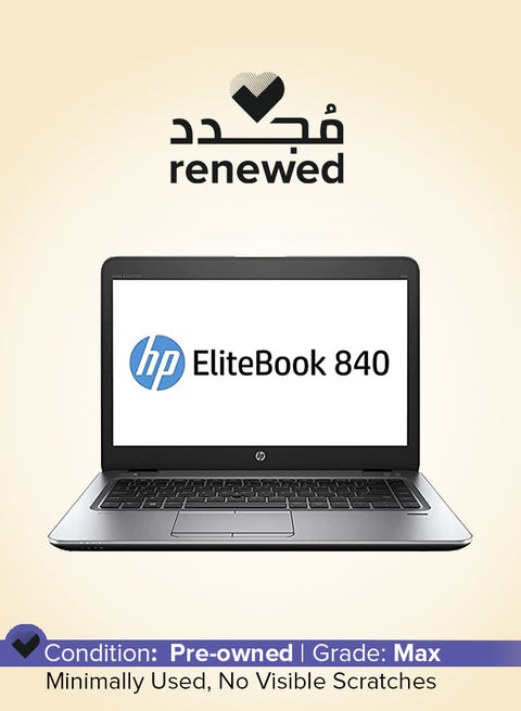 تم تجديده - كمبيوتر محمول Elitebook 840 G3 بشاشة مقاس 14 بوصة، ومعالج Intel Core i7/الجيل السادس/ذاكرة وصول عشوائي سعة 16 جيجابايت/محرك أقراص SSD سعة 256 جيجابايت/بطاقة رسومات Intel HD Graphics 520 سعة 64 ميجابايت