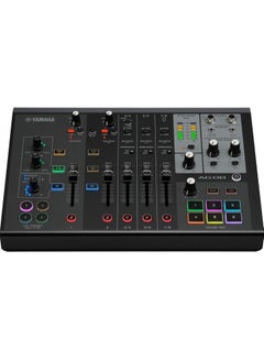 8-Channel Live Streaming Loopback Mixer/USB Interface with Steinberg Software Suite AG08B Black