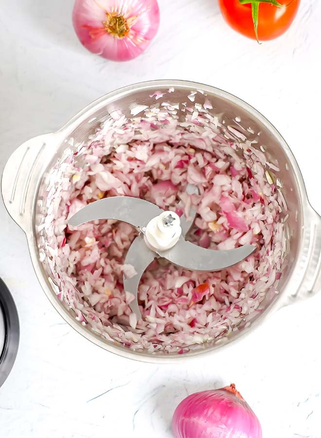 Olsenmark Compact Multi-Purpose Chopping Machine With Stainless Steel Blade Assembly And 4 Blades 3 L 650 W OMC7011 Silver - Image 5