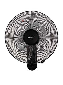 Olsenmark 16-Inch Wall Fan 60W Motor With 3-Speed Controls 5 AS Blades And 2 Pull String Cords 60 W OMF1868 Black  - Image 4