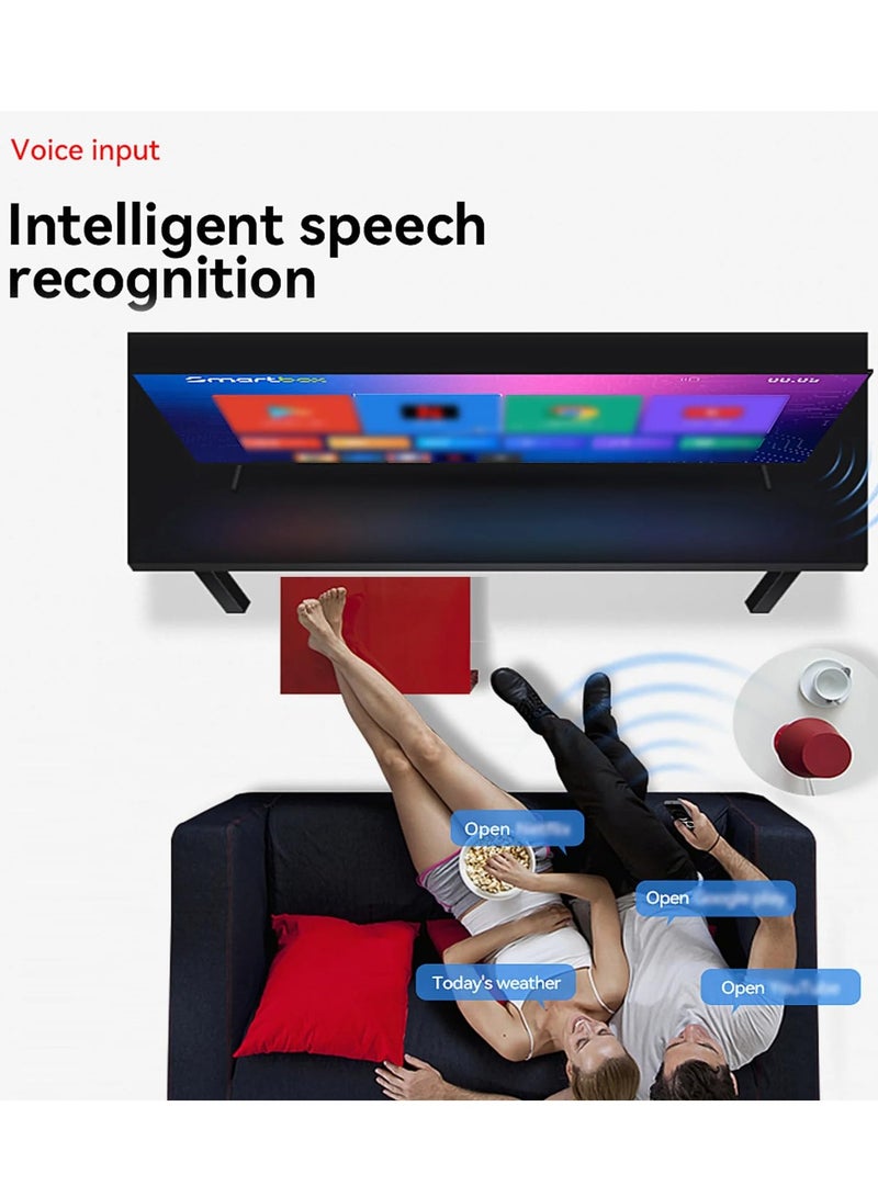 Wownect - W3 Air Mouse 2.4g Wireless Remote Control | 4-in-1 Air Mouse Gyroscope Smart Voice Remote Control Mini Keyboard For Android Tv Box/For Mac Os/For Linux Silver - Image 1