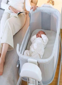 Mastela 3 In 1 Smart Electric Baby Bedside Bed With 5 Speeds, 3 Timers, 15 Musics And 4 Use Modes  - Image 5