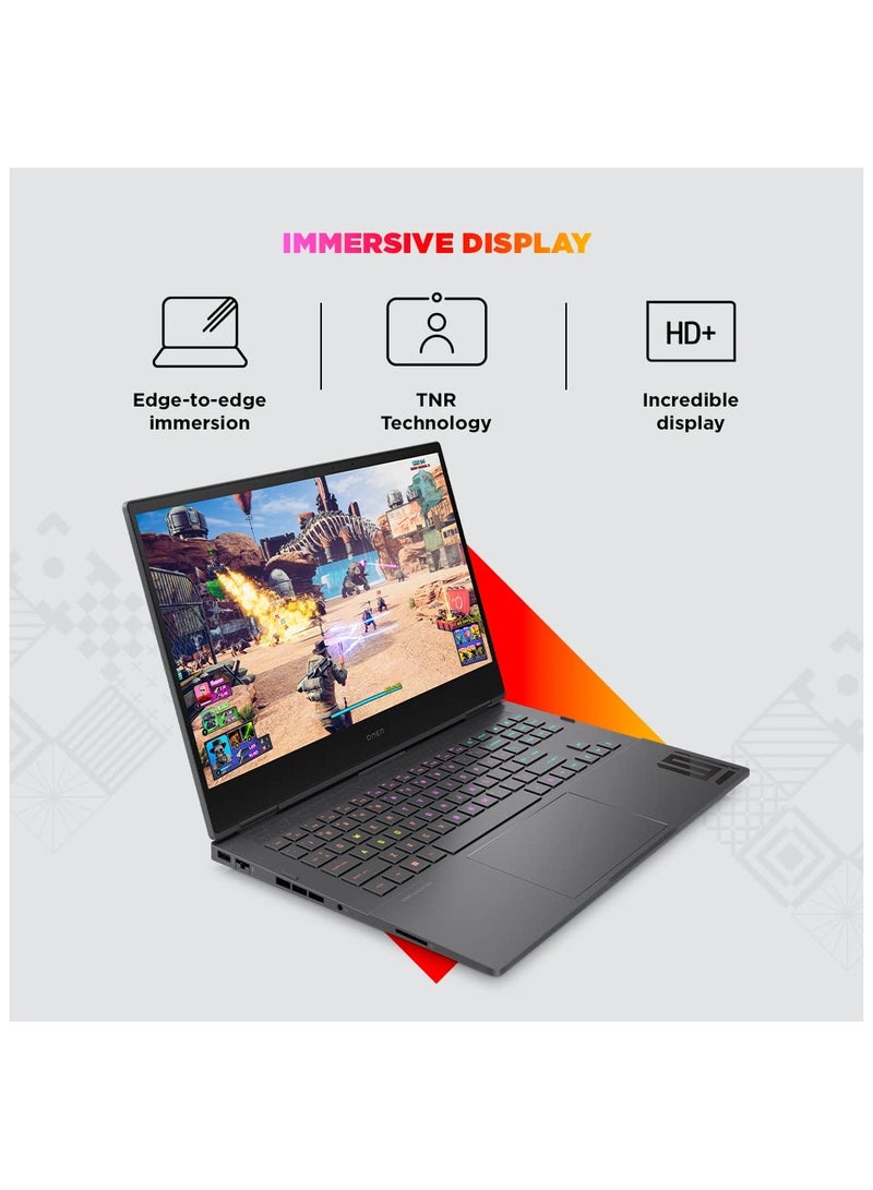 OMEN Gaming (Upgraded Version) Laptop With 16.1-Inch Display, Core i5-13500HX Processor/16GB RAM/1TB SSD/8GB NVIDIA GeForce RTX 4060 Graphics Card/Windows 11 English/Arabic Black
