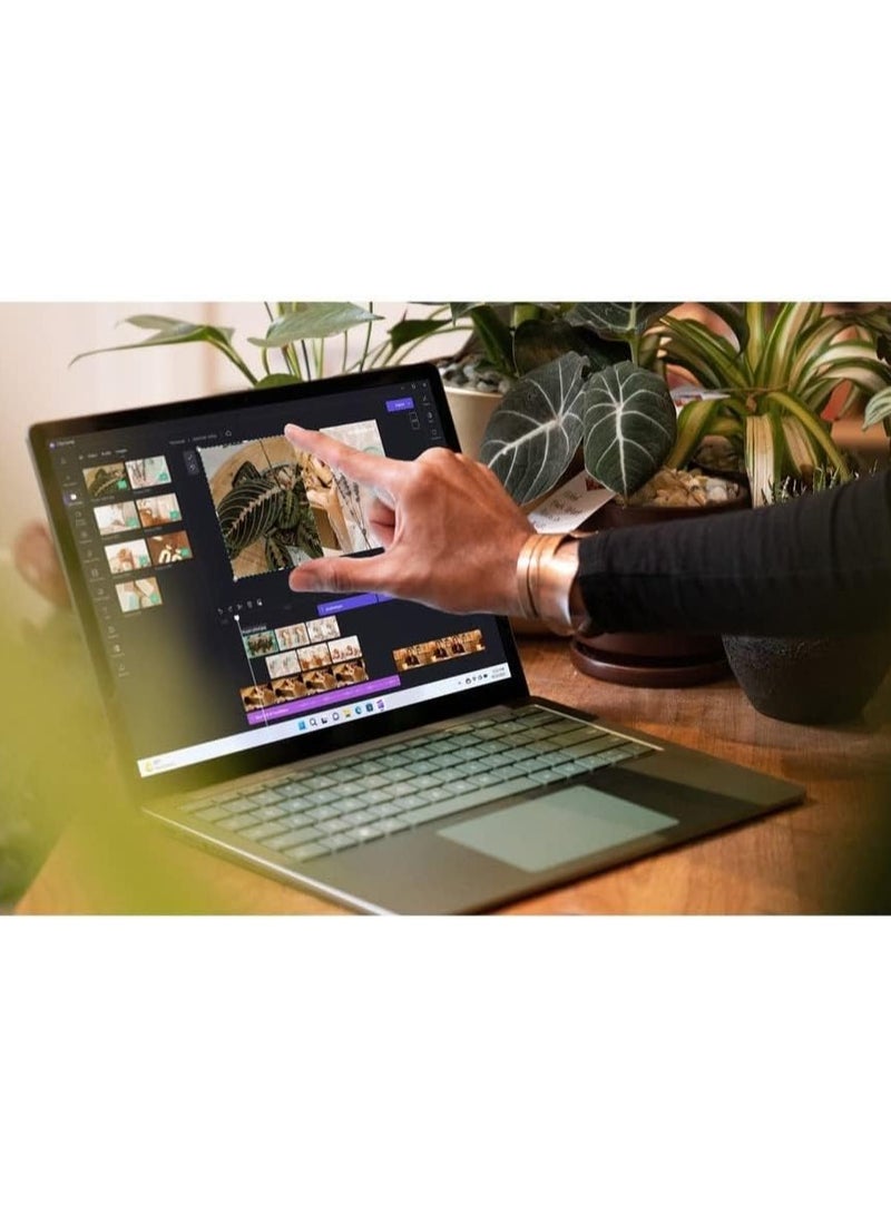 Microsoft - Surface Laptop 3 With 13.5 Inch FHD Display, Core i7-1065G7 Processor/16GB RAM/512GB SSD/Intel Iris XE Graphics/Windows 11 English Black - Image 1