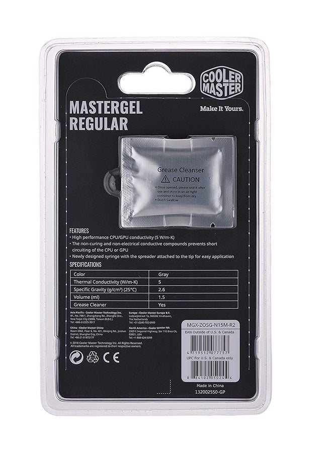 كولر ماستر Cooler Master MasterGel Regular (2019) Thermal Paste - Image 2