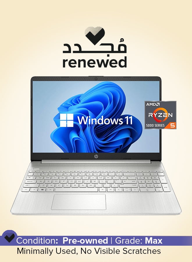 HP Renewed - Laptop With 15.6-Inch FHD Display,AMD Ryzen 5 5500U 6 Core CPU (Beat i7-1160G7/up to 4GHz)/16GB RAM/1TB PCIe NVMe SSD/AMD Radeon Graphics/Windows 11 English Blue - Image 1