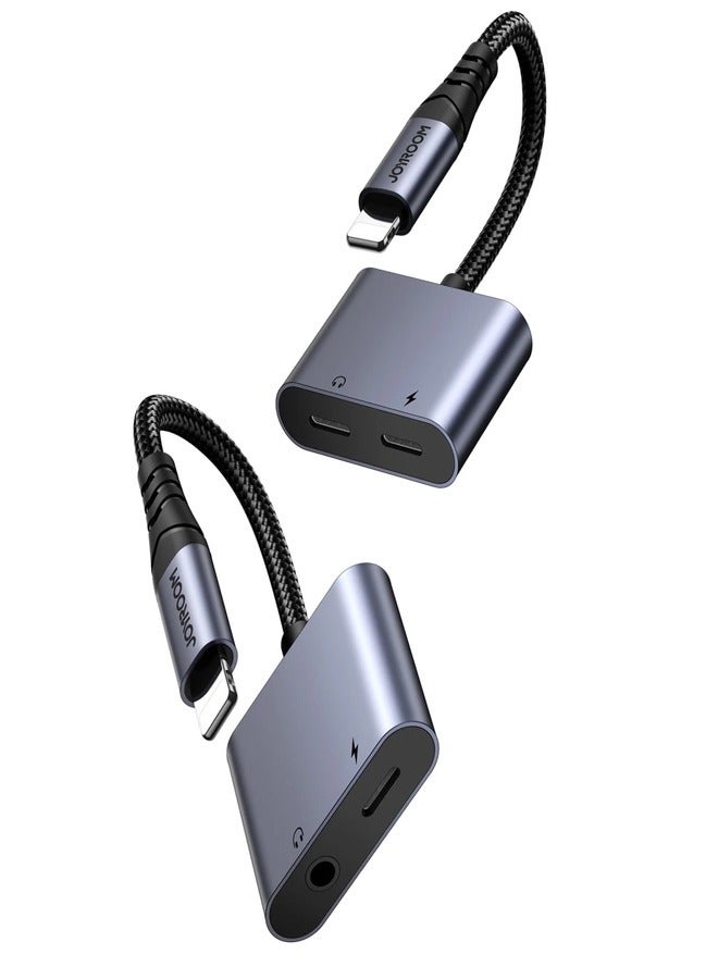 JOYROOM - JOYROOM SY-L02 LIGHTNING TO 2X LIGHTNING DAC ADAPTER 2IN1 black - Image 1