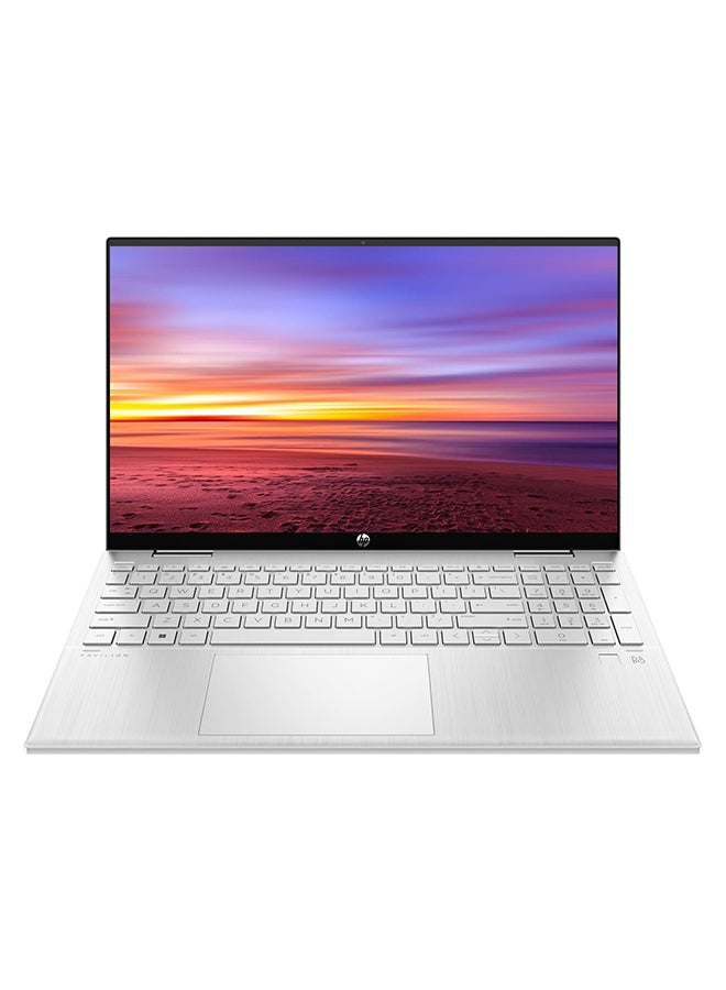 HP Renewed - Pavilion x360 2-in-1 Laptop With 15-Inch Touch Display, Intel Core i5-1235U/12th Gen/12GB DDR4 RAM/512GB SSD/Intel Iris Xe Graphics/Windows 11 English Silver - Image 2