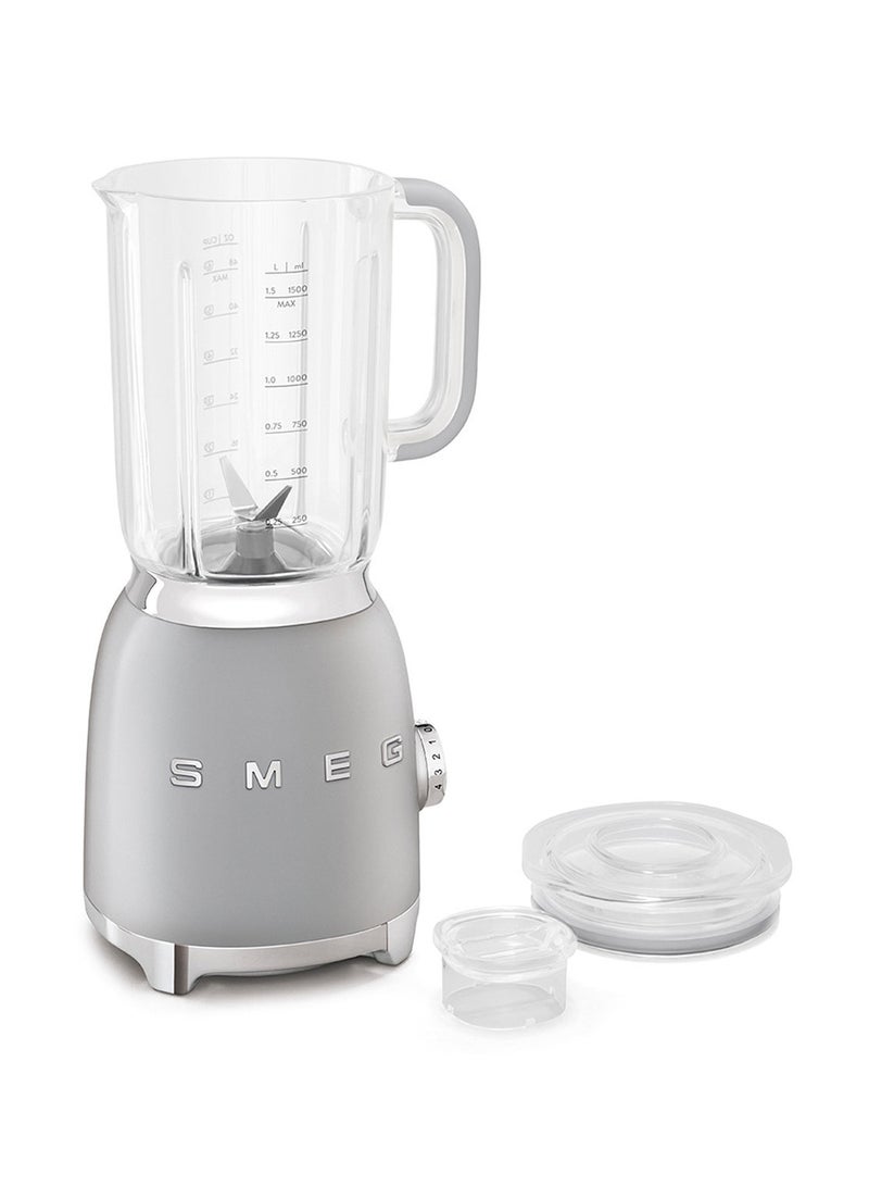 smeg - 50s Style Blender 1.5 L 800 W BLF01SVAU Silver - Image 1