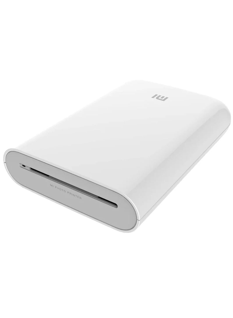 Xiaomi - Portable Pocket Mini Photo Printer,300DPI,DIY Share, 500mah,Zinc Paper Printer,TEJ4018GL 2 × 3 inches(50 mm × 76 mm)inch White - Image 1