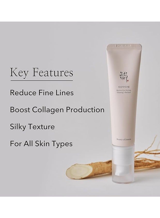 Beauty of Joseon Supwell Revive Eye Serum With Retinal Niacinamide Peptide For Under Eyes, Wrinkles, Dark Circles, Moisturizer Korean Skincare, 1 fl.oz 30mlml - Image 4