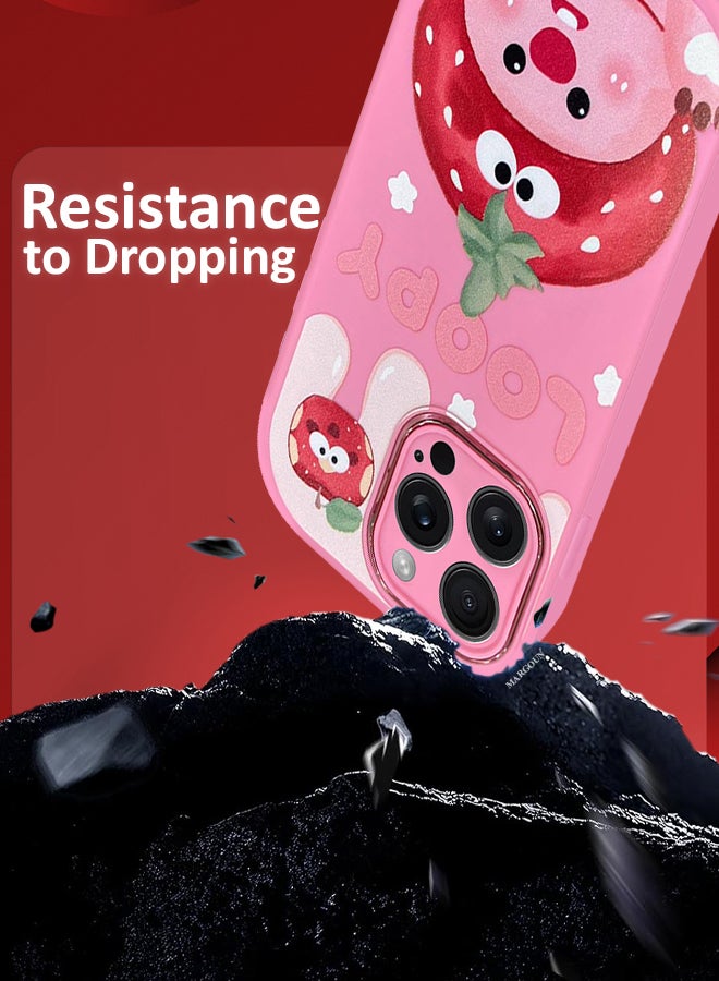 مارجون غطاء آيفون 14 برو ماكس كارتون تصميم فريد للنساء والفتيات مع حماية عدسة الكاميرا P06 - Image 4