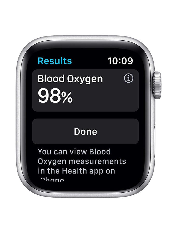 Apple - Renewed - Watch Series 6 GPS 40mm Silver Aluminium Case With White Sport Band White - Image 1