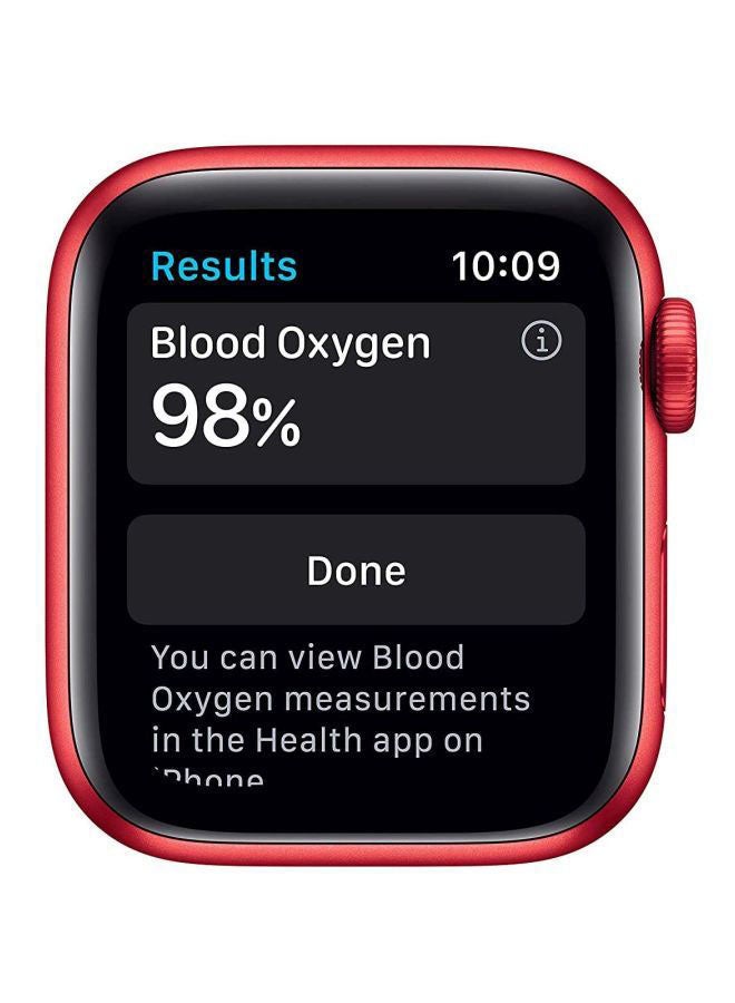 Apple Renewed - Watch Series 6 44mm GPS Red Aluminium Case With Sport Band Red  - Image 5