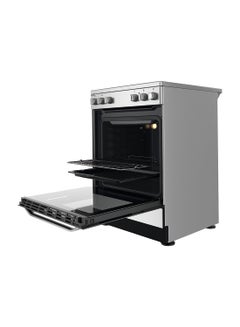 Ariston Free Standing Ceramic Electric Cooker 60cm, 4 Plate Electric Hotplates, 59 Liters Oven Capacity, Automatic Ignition, Hydrolytic Cleaning System, 1 Year Warranty, Made in Poland AS68V8KHX Inox  - Image 5
