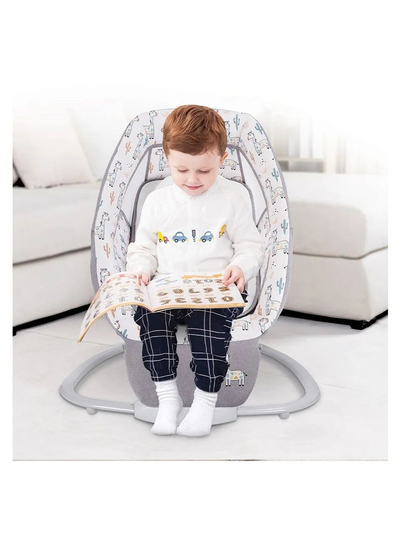 Mastela - 3-In-1 Rocking Cradle And Swing For Newborns, Cactus, Grey - Image 1