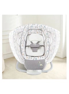 Mastela 3-In-1 Rocking Cradle And Swing For Newborns, Cactus, Grey  - Image 4