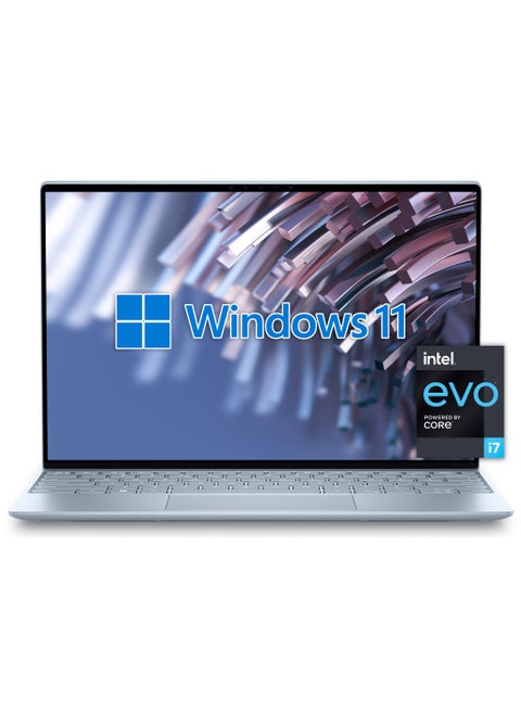 XPS 13 9315 With 13.4-Inch FHD+ Display, Intel 12th Gen i7-1250U Evo Processor/32GB RAM/1TB SSD/Intel Iris Xe Graphics/Webcam/Backlit Keyboard/FPR/Win 11 H English Sky Blue