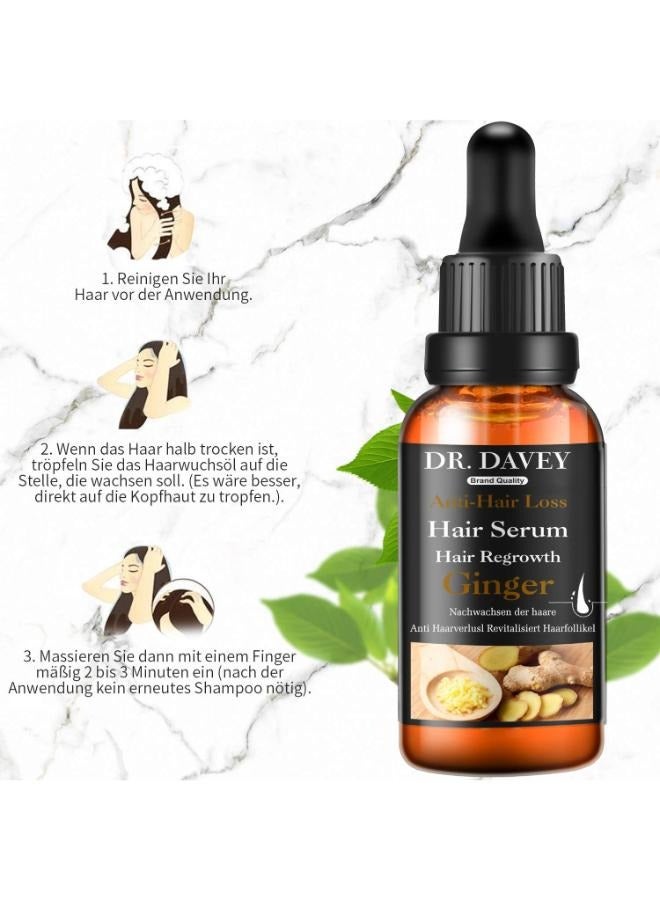 Brand Quality Anti Hair Loss And Hair Regrowth Ginger Oil 40ml