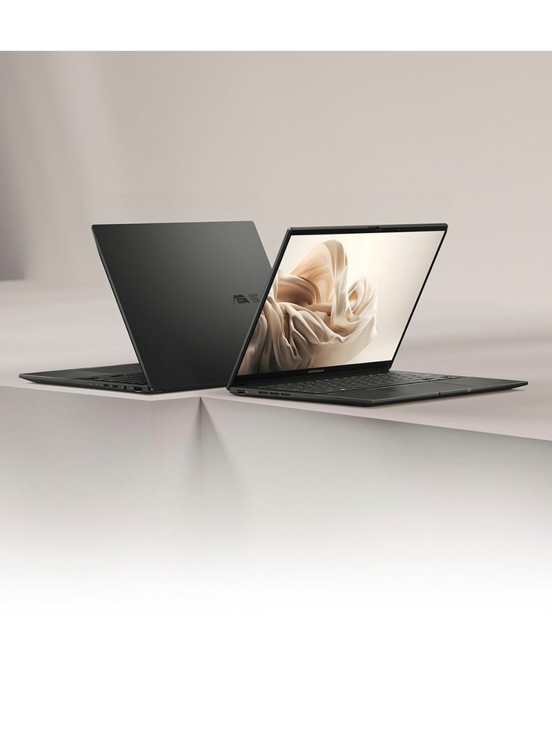 ASUS - Zenbook Q425MA (Upgraded Version) Laptop with 14-Inch OLED WUXGA TOUCH Display, Intel Core Ultra 7-155H/16GB RAM/1TB SSD/Intel Arc Graphics/FHD Webcam/Backlit Keyboard/Windows Hello Security/Win 11 H English Jasper Gray - Image 1