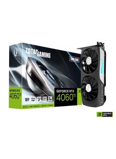 GAMING GeForce RTX 4060 Ti Twin Edge Graphics Card, 16GB GDDR6 128-Bit Memory, 2535MHz Boost Clock, 4352 CUDA Cores, 18 Gbps Memory Clock, PCI Express 4 0 x8, Black ZT-D40620E-10M Black