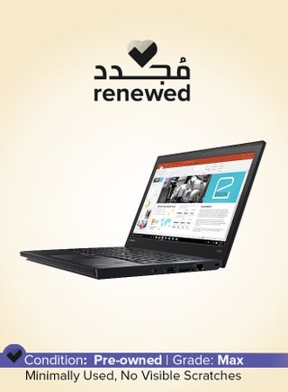 Renewed - ThinkPad X270 Business Laptop With 12.5-Inch Display,Intel Core i7-7th Gen CPU/Dual Core/8GB DDR4 RAM/256GB SSD/Windows 10 Pro English Black - pnsku/N70064632V/45/_/1713945668/59fd6f23-8573-432e-8e63-527ae1aa77a0