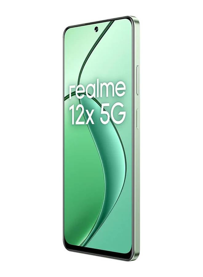 realme - 12x Feather Green Dual SIM 8GB RAM 256GB 5G - Middle East Version - Image 1